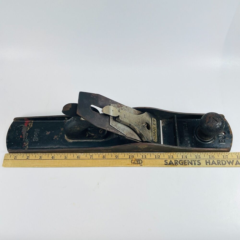 Vintage Stanley Bailey No 6 Fore Plane Type 15 1931-1932 Woodworking Tool USA - Picture 2 of 16